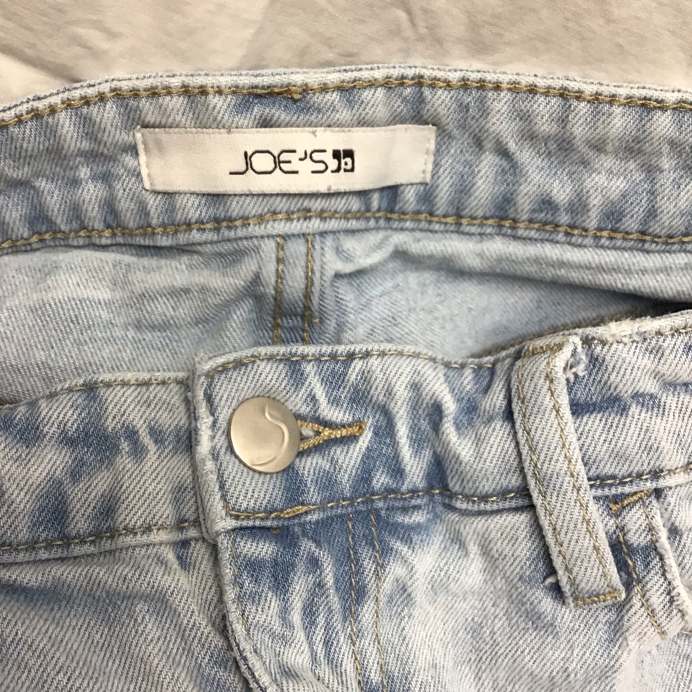 Joes jeans 29 ankle Distressed Light Blue Jeans